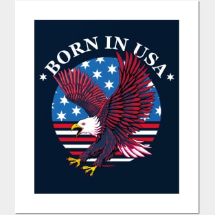 Flying Eagle | Born In Usa Posters and Art